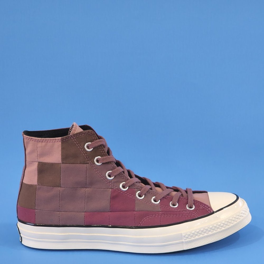 Converse Chuck 70 Hi Plant Color Patchwork Rose Taupe Unisex Sneaker 170682C NWT - Picture 2 of 6